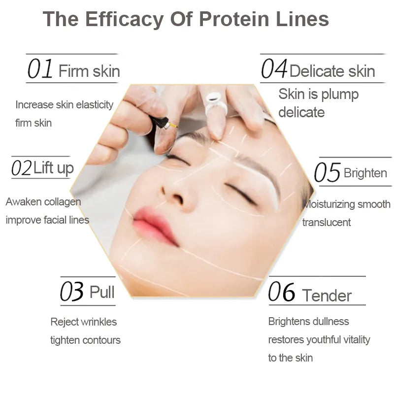 Instalift Korean Protein Thread  Lifting Set Face Filler Absorbable Collagen Protein Thread Firming Anti-aging Facial Essence