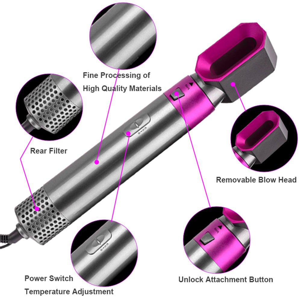 5-in-1 Curling Comb and Straightener